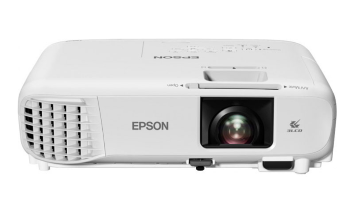 Epson PowerLite W49 3LCD WXGA Projector Front View