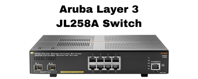 Aruba 2930F 8G POE+ 2SFP Layer 3 Switch JL258A