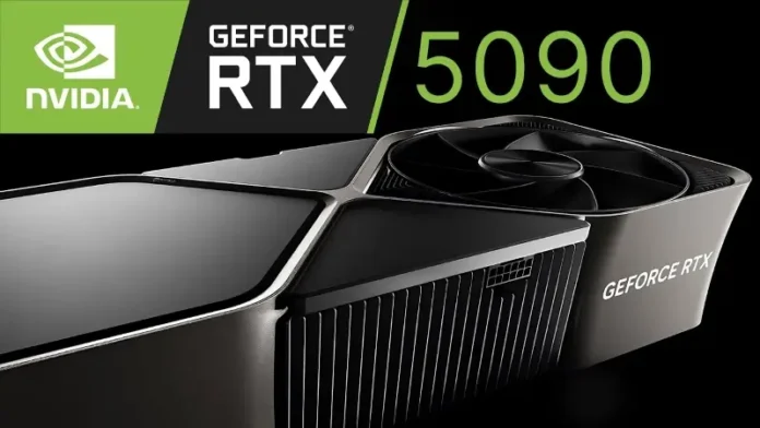 Nvidia GeForce RTX 5090 GPU in action, showcasing performance benchmarks in gaming and content creation