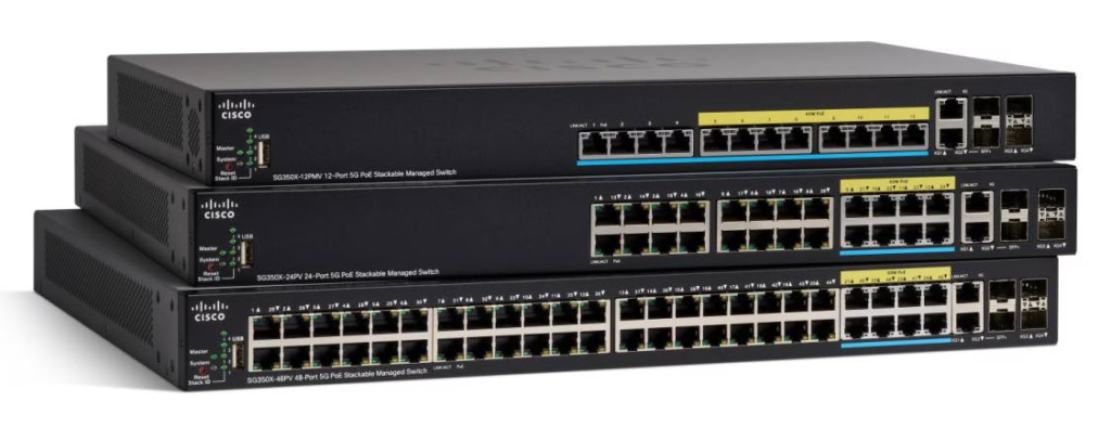 Cisco 350X Series Stackable Managed Switches