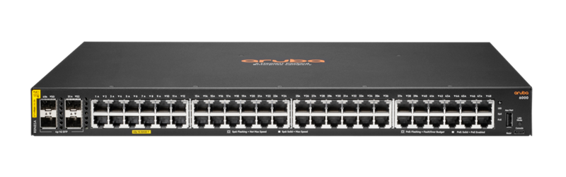 Aruba 6000 48G PoE Switch – Secure and Scalable for Branch Offices 