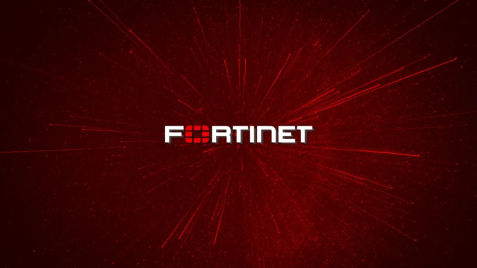 Fortinet firewall protecting against cyber threats with advanced security features.