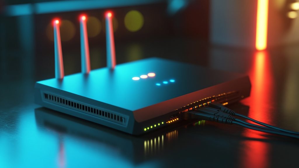 Diagram showing data flow through optimized network switches.