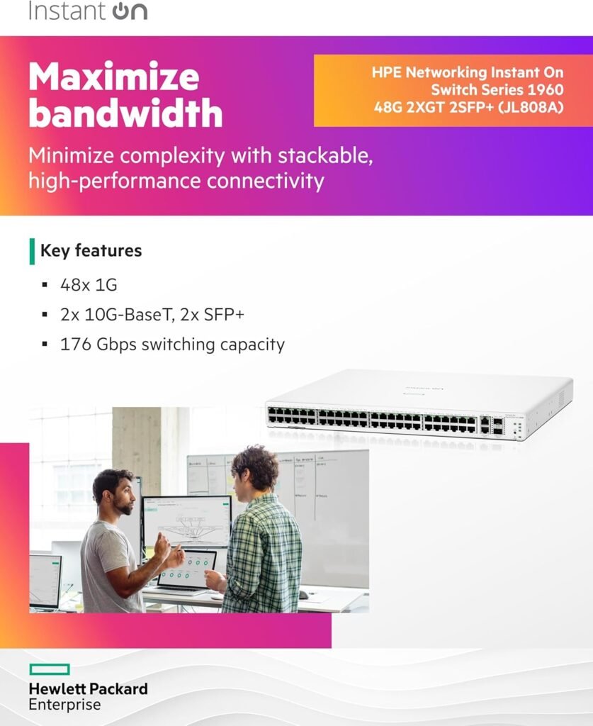 HPE 1960 Switch with Cloud Management and Stackable Design