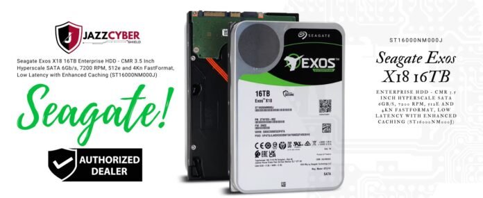 Seagate Exos X16 16TB Enterprise HDD – High-Performance Data Storage