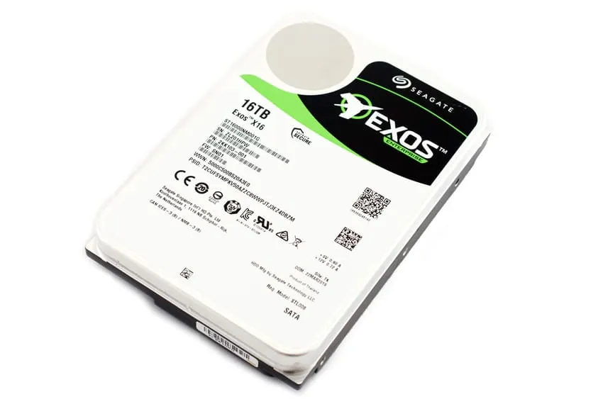 High-capacity Seagate Exos 16TB storage solution for surveillance systems.