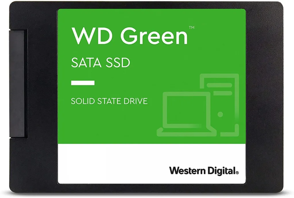 M.2 NVMe SSD installed on a computer motherboard.