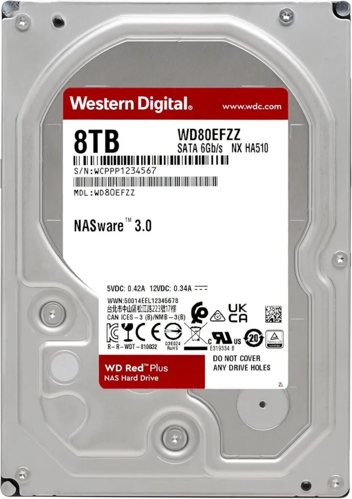 High-performance WD80EFZZ HDD for gaming and NAS