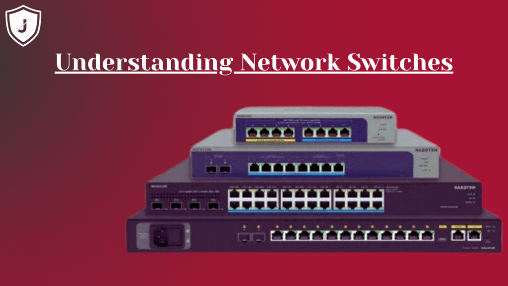 Diagram of network switches managing data traffic to increase throughput and network performance