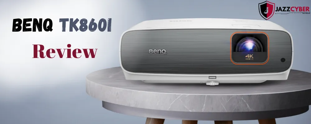 BenQ TK860i 4K HDR projector, vibrant movie scene.