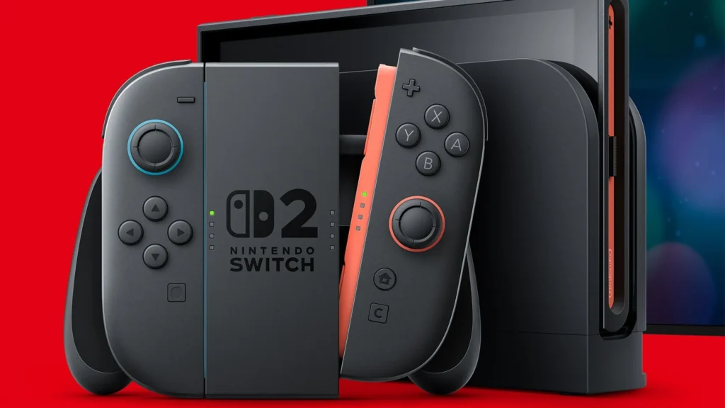 Nintendo Switch 2 handheld design and docking setup