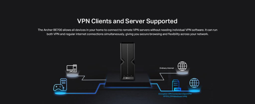 TP-Link Archer BE700 Router offering high-speed WiFi 7 connectivity.