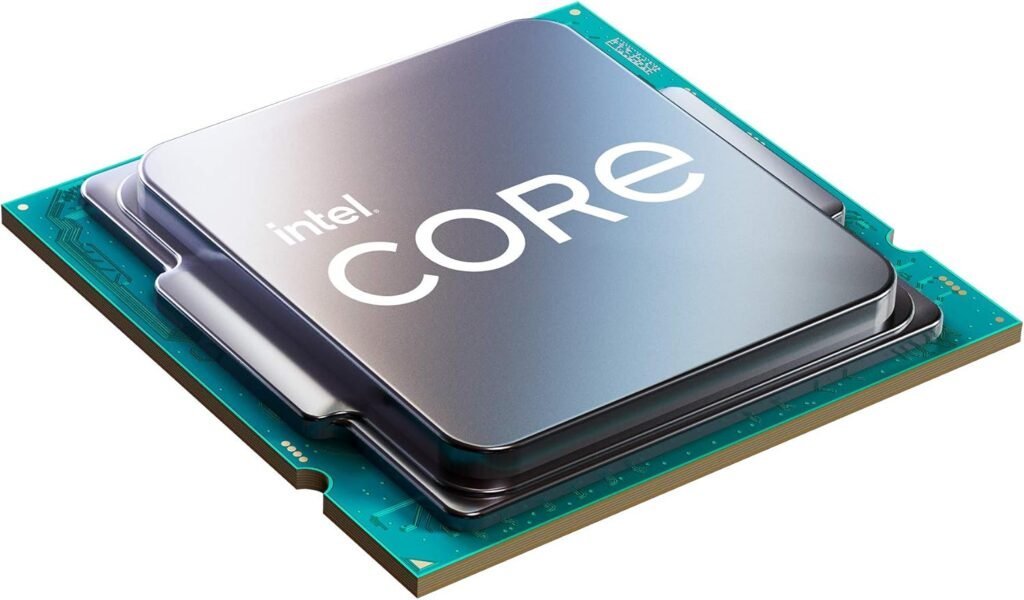A PC build featuring an Intel i9-11900K, with a focus on the CPU and motherboard.