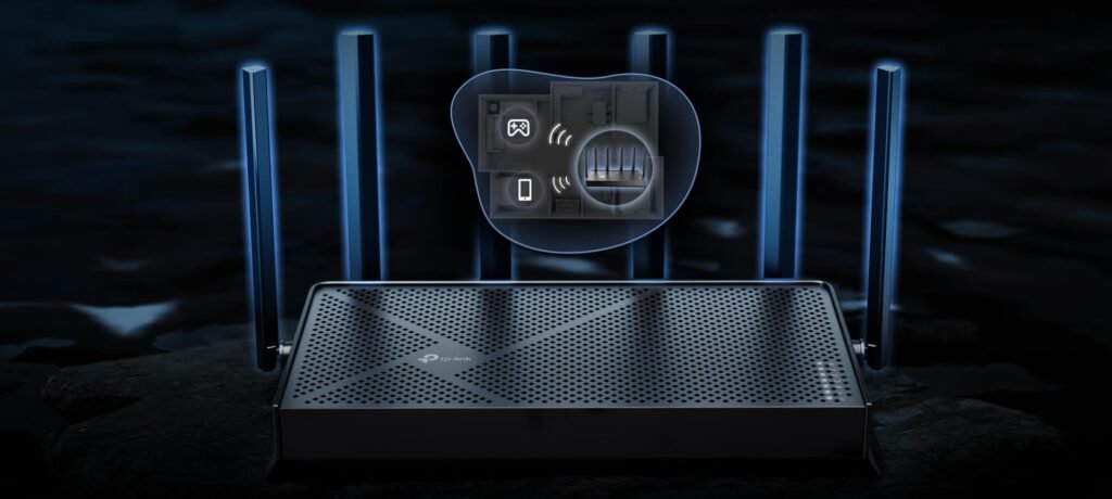 High-performance TP-Link Archer BE400 Wi-Fi 7 router for streaming and gaming