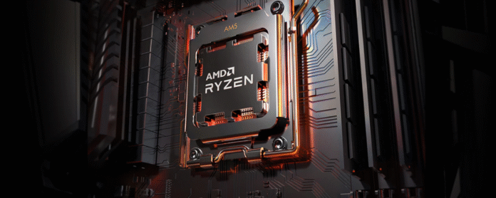 AMD Ryzen 5 7600X desktop processor with packaging