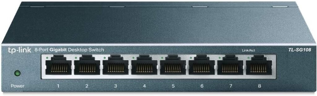 Home networking switch with multiple ports