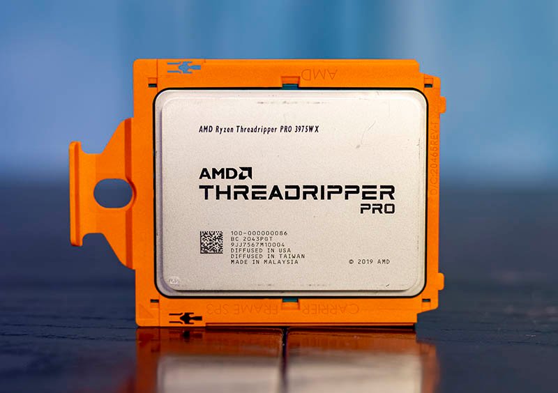 Simple text graphic stating "AMD 3975WX: 32 Cores of Unleashed Power.
