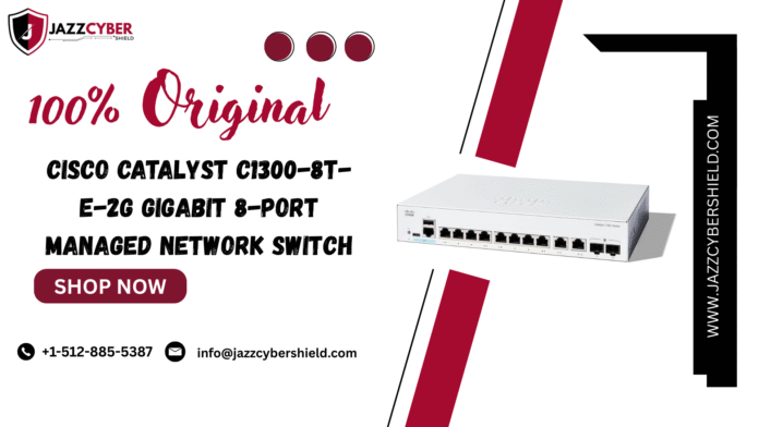Front view of Cisco Catalyst C1300-8T-E-2G for Branch Office