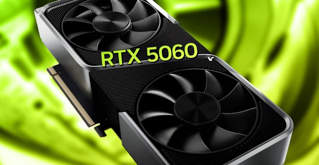 NVIDIA RTX 5060 specs and features infographic

