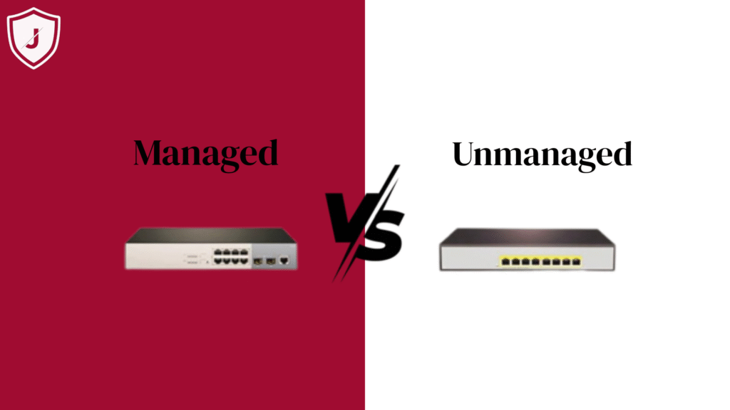 managed network switch VLAN configuration panel – Jazz Cyber Shield