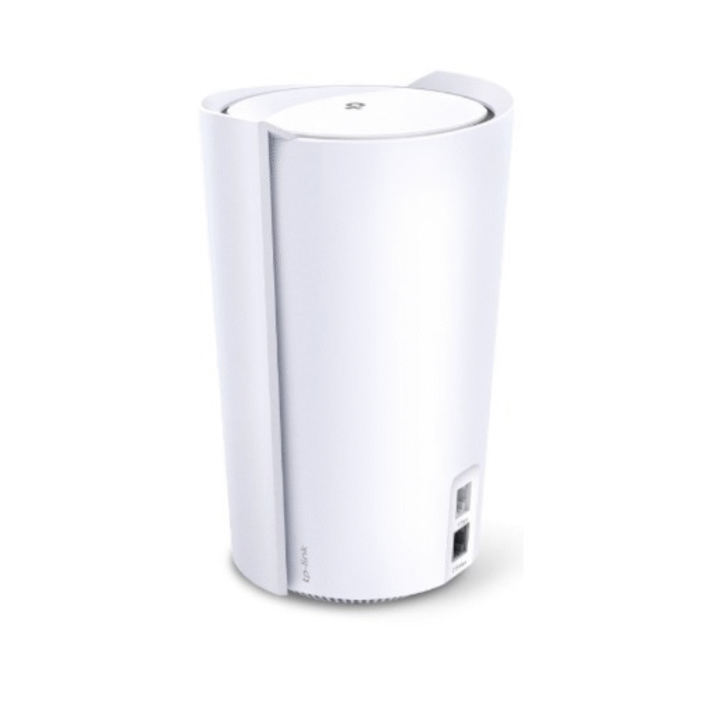 TP-Link Deco X90 Wi-Fi 6 mesh system for office networks with tri-band speeds up to 6600 Mbps.