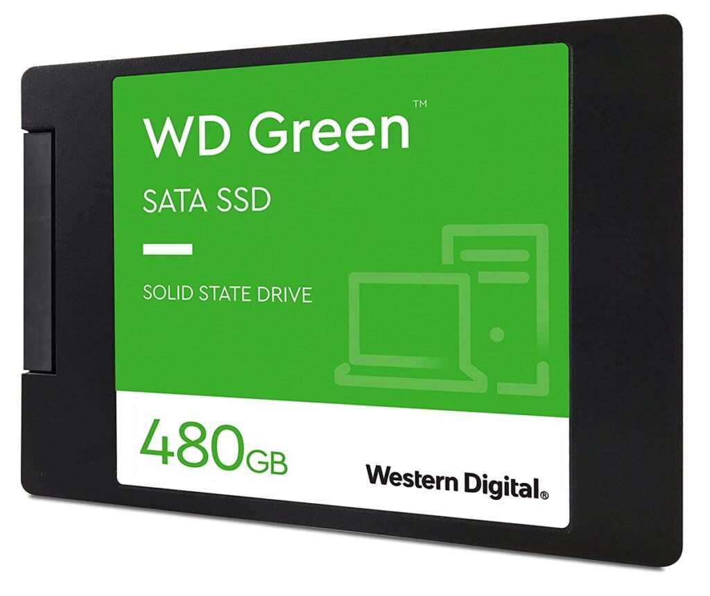WD Green SSD installed in basic home-use desktop