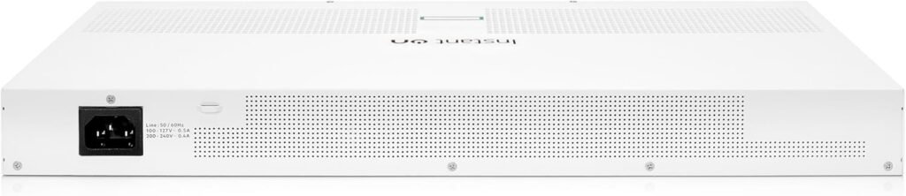 HPE 1930 JL682A compared to other network switches for size reference