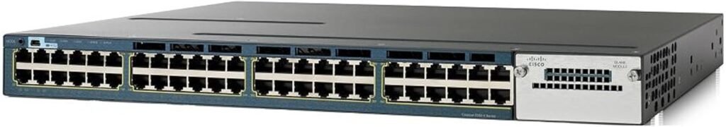 Cisco WS-C3560X-48T-S used in enterprise network racks