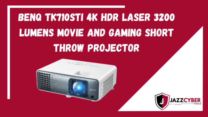 BenQ TK710STi 4K HDR Laser Projector front view in home theater