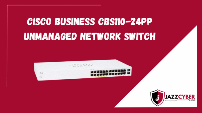 Cisco CBS110-24PP Affordable Gigabit Switch front view