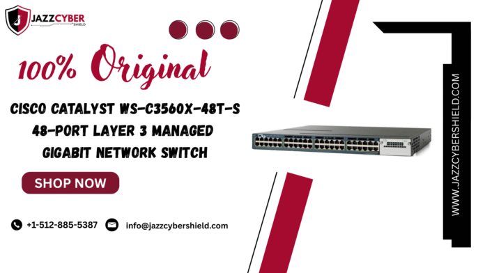 Cisco WS-C3560X-48T-S for Enterprise Networking front view