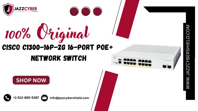 Cisco C1300-16P-2G 16-Port PoE+ Switch with SFP Uplinks