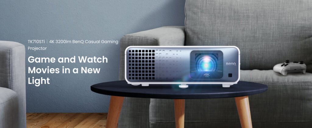 BenQ TK710STi 4K HDR Laser Projector with Android TV interface
