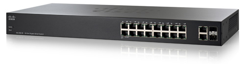 Two stackable network switches linked together in a homelab rack.