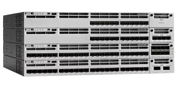 Cisco PoE+ Switch WS-C3850-48P-L with 48 Ports and 740W Power Budget