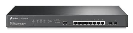 A Power over Ethernet (PoE) switch connected to IP cameras in a homelab setup.