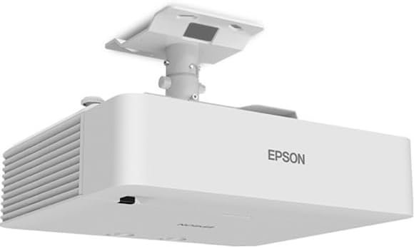 Rear view of ceiling-mounted Epson PowerLite L770U for ultra-wide presentations