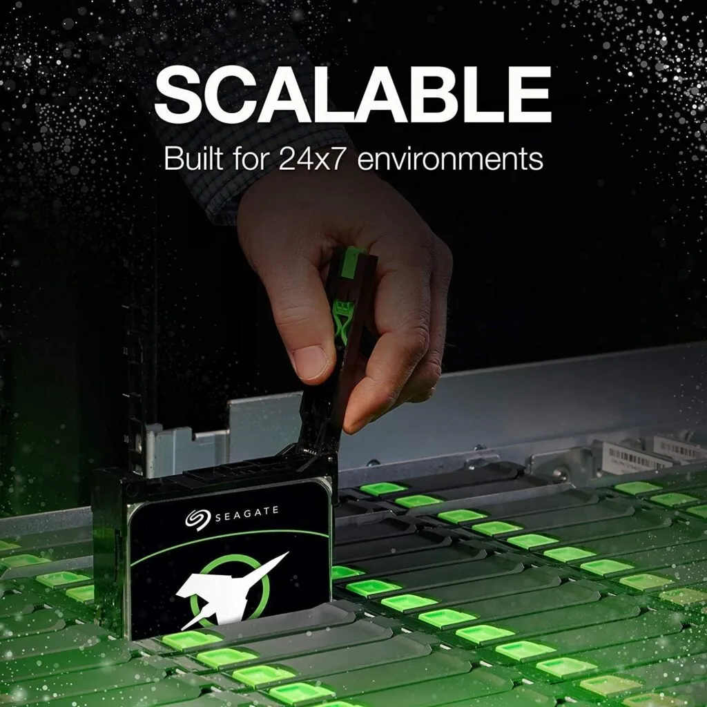 Data center using Seagate Exos X14 12TB drive to maximize storage efficiency