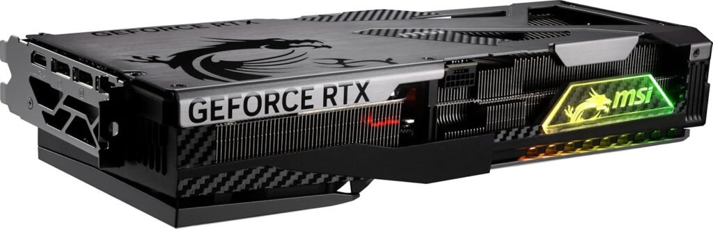 MSI RTX 5070 Ti Vanguard SOC GPU on gaming rig

