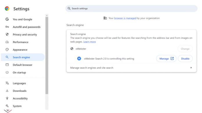Change Your Browser Settings Now—‘Massive Security Risk’ warning popup