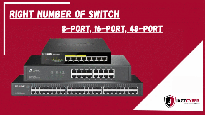 8-port vs 16-port vs 48-port network switches for home and business use