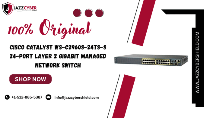 Cisco WS-C2960S-24TS-S Installed in SMB Network Rack