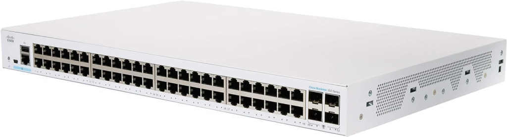 High-capacity 48-port rack-mounted switch for enterprise networks