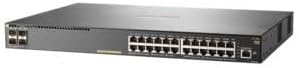 Rear ports of HP Aruba JL255A: Secure & Efficient Network Solution


