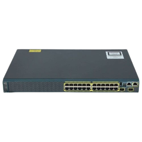 Cisco WS-C2960S-24TS-S Installed in SMB Network Rack