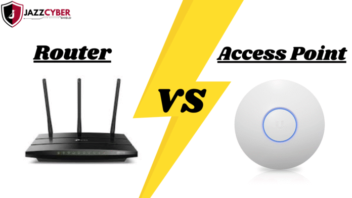 Comparison chart of router vs access point features