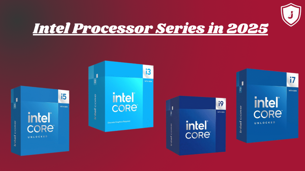 Comparison of Intel Core i3, i5, i7, and i9 processors in 2025 for speed and performance