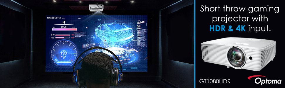 Optoma GT1080HDR setup for immersive home theater

