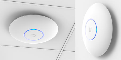 Comparison between standard switch and PoE switch setup for wireless access points.