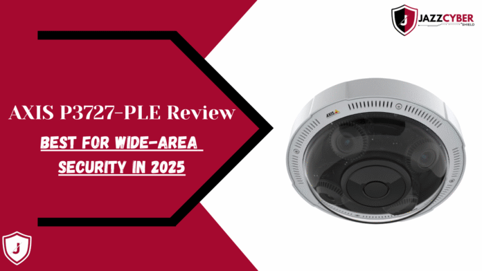 AXIS P3727-PLE 8MP multi-sensor network camera for wide-area surveillance in 2025.